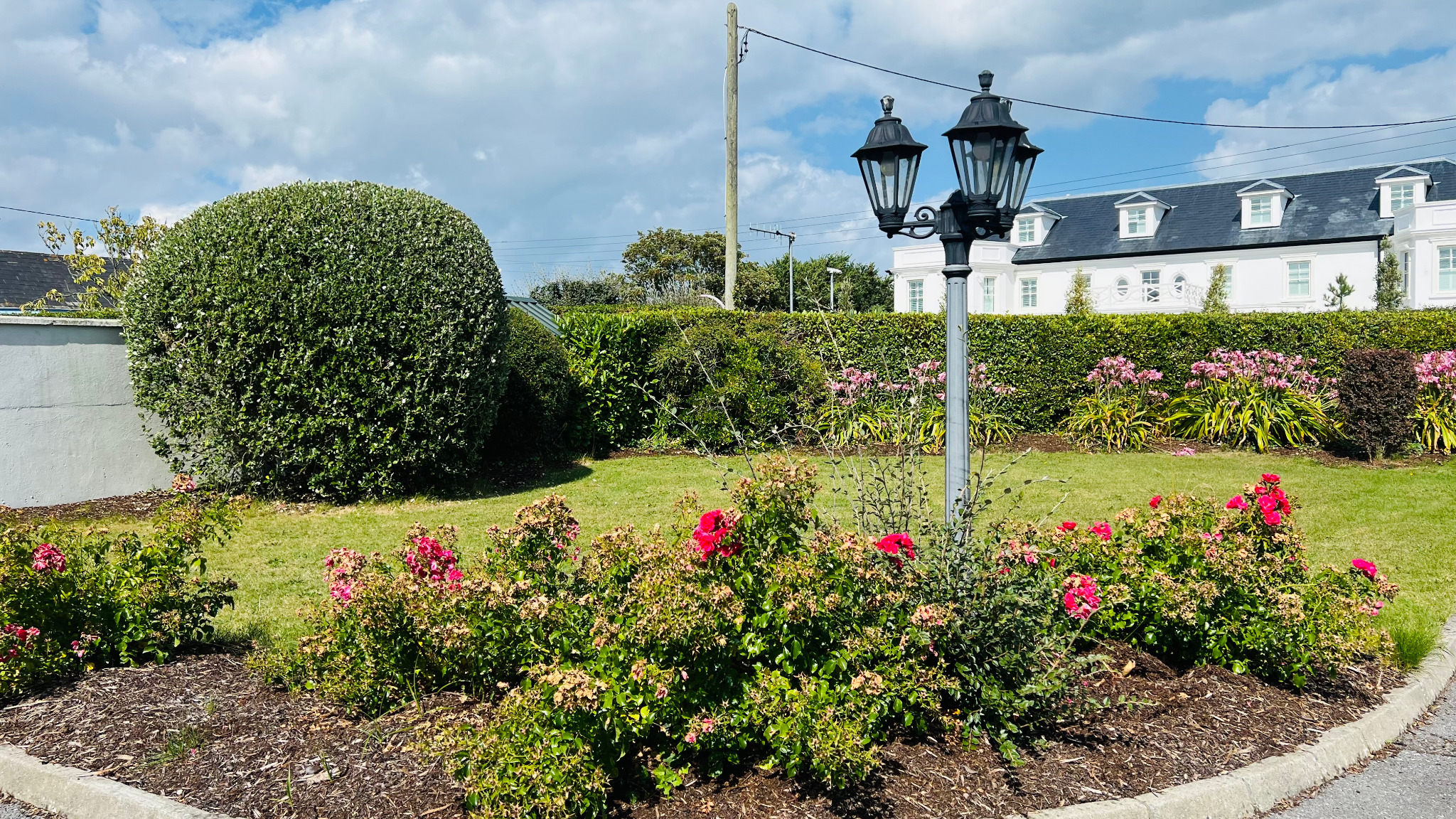 Front garden at Ellington Lodge